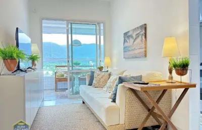 Prédio frente mar!! apartamento mobiliado, 01 suíte!!