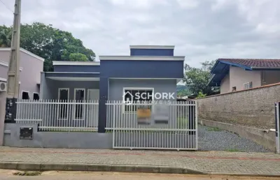 Casa com 3 dormitórios à venda, 80 m² por r$ 390.000,00 - sol - indaial/sc