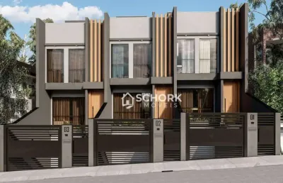 Sobrado com 3 dormitórios à venda, 138 m² por r$ 760.000,00 - água verde - blumenau/sc