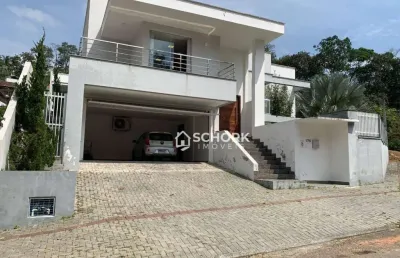 Casa com 2 dormitórios à venda, 200 m² por r$ 940.000,00 - das capitais - timbó/sc
