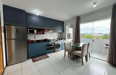Apartamento com 2 dormitórios à venda, 49 m² por r$ 300.000,00 - salto weissbach - blumenau/sc