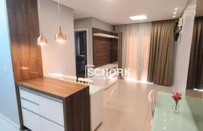 Apartamento com 2 dormitórios para alugar, 70 m² por r$ 2.230,68/mês - itoupavazinha - blumenau/sc