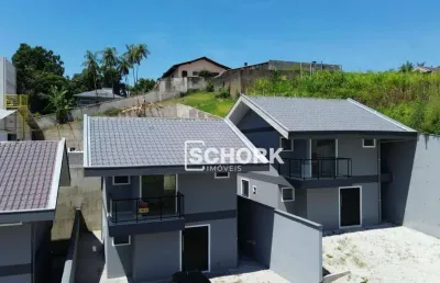 Casa com 3 dormitórios à venda, 103 m² por r$ 490.000,00 - fortaleza - blumenau/sc