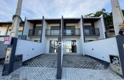 Sobrado com 2 dormitórios à venda, 75 m² por r$ 355.000,00 - testo salto - blumenau/sc