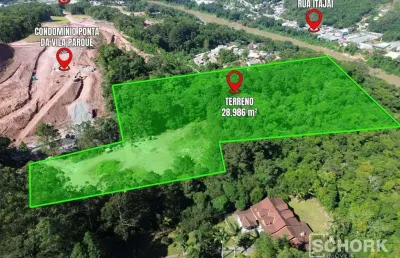 Terreno à venda, 28967 m² por r$ 6.400.000,00 - ponta aguda - blumenau/sc