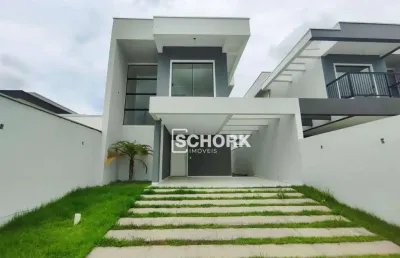 Casa com 3 dormitórios à venda, 121 m² por r$ 520.000,00 - benedito - indaial/sc