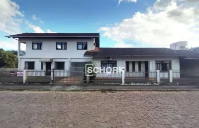 Casa com 3 dormitórios à venda, 238 m² por r$ 495.000,00 - gávea - rodeio/sc