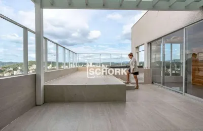 Cobertura com 3 dormitórios à venda, 318 m² por r$ 5.250.000,00 - vila nova - blumenau/sc