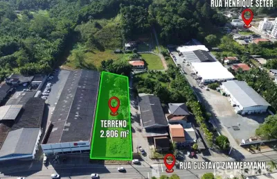 Terreno à venda, 2995 m² por r$ 3.300.000,00 - itoupava central - blumenau/sc