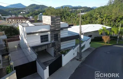 Casa com 3 dormitórios à venda, 166 m² por r$ 1.200.000,00 - fortaleza - blumenau/sc
