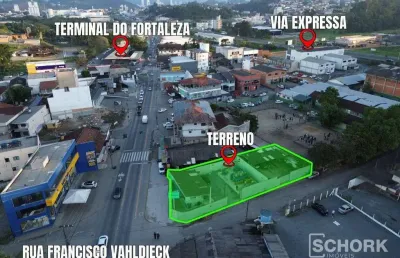 Terreno à venda, 580 m² por r$ 1.378.000,00 - fortaleza - blumenau/sc