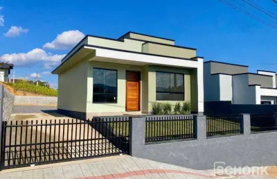 Casa com 3 dormitórios à venda, 66 m² por r$ 439.000,00 - joão paulo ii - indaial/sc
