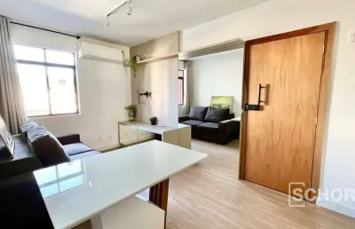 Apartamento com 1 dormitório para alugar, 30 m² por r$ 2.670,00/mês - centro - blumenau/sc