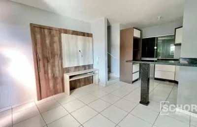 Sobrado com 2 dormitórios para alugar, 80 m² por r$ 2.038,77/mês - itoupava central - blumenau/sc