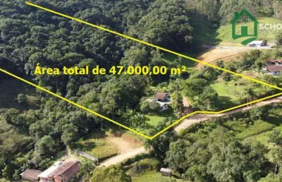 Sítio com 3 dormitórios à venda, 47000 m² por r$ 650.000,00 - rio rosina - rio dos cedros/sc