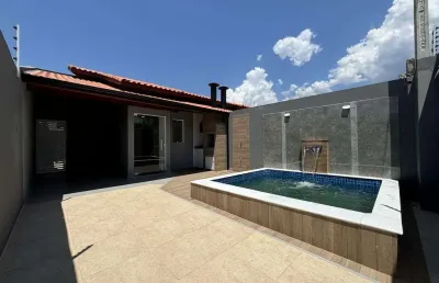 Casa à venda em itanhaém, nova itanhaém, com 3 quartos, com 85 m²