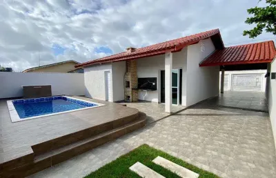 Casa à venda em itanhaém, jd california, com 2 quartos, com 105 m²