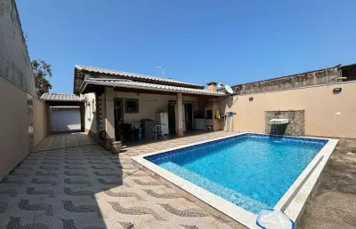 Casa à venda em itanhaém, baln gaivotas, com 2 quartos, com 98.98 m²