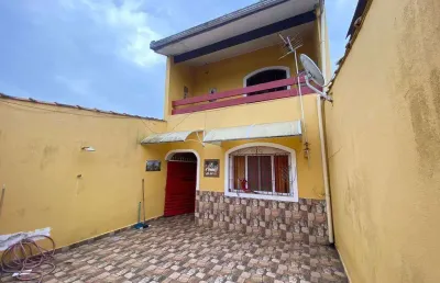 Sobrado com 3 dorms, vila nossa senhora de fátima, mongaguá