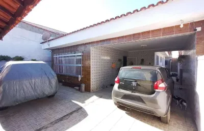 Casa à venda em itanhaém, baln gaivotas, com 3 quartos, com 148 m²