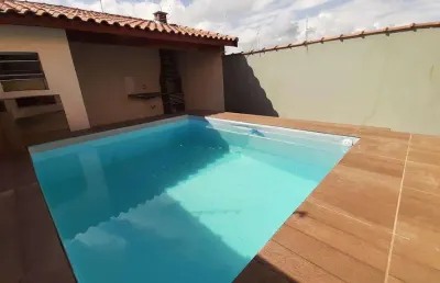 ✅ casa nova à venda em itanhaém, bairro tupy — 2 dormitórios, piscina, churrasqueira e perto da praia!