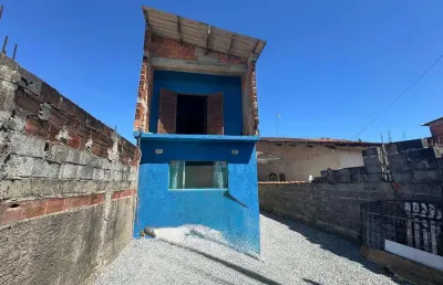 Sobrado à venda em mongaguá, flórida mirim, com 3 quartos, com 77 m²