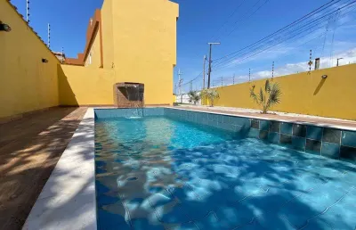 Sobrado à venda em itanhaém, campos elíseos, com 2 suítes, com 66.78 m², condomínio goiás xxxll