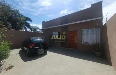 Casa com 4 quartos à venda no balneário gaivota, itanhaém , 107 m2 por r$ 439.000