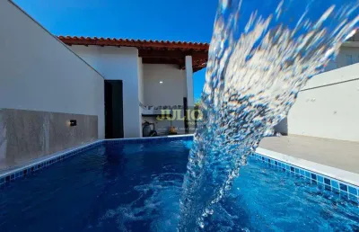Casa com 3 quartos à venda no bopiranga, itanhaém , 75 m2 por r$ 474.900