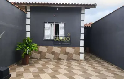 Casa à venda em itanhaém, baln bopiranga, com 2 quartos, com 51 m²
