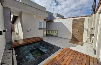 Casa à venda em mongaguá, jd leonor, com 2 quartos, com 64.93 m²