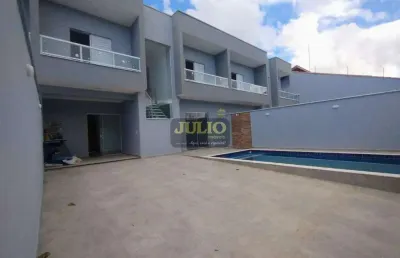 Sobrado à venda em itanhaém, cibratel ii, com 3 quartos, com 108.15 m²