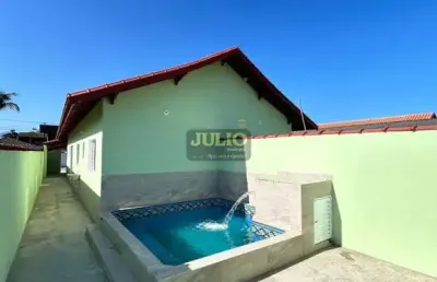 Casa com 2 quartos à venda no jussara, mongaguá , 76 m2 por r$ 339.900