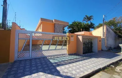 Casa em condomínio fechado com 2 quartos à venda no cibratel ii, itanhaém , 59 m2 por r$ 319.000