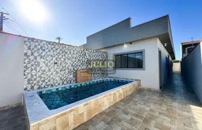 Casa com 3 quartos à venda no balneário tupy, itanhaém , 88 m2 por r$ 409.900