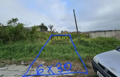 Terreno à venda no balneário itaguaí, mongaguá , 180 m2 por r$ 80.000