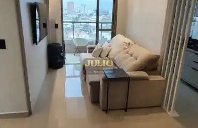 Apartamento à venda em praia grande, canto do forte, com 2 quartos, com 63 m²