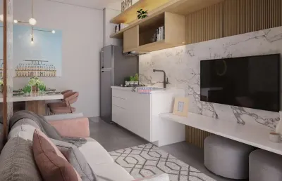 Apartamento com 2 quartos à venda na rua maranhão, 1430, água verde, curitiba, 40 m2 por r$ 479.900