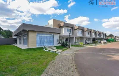 Casa em condomínio fechado com 3 quartos à venda na rua íris antônio campos, 369, campo comprido, curitiba, 109 m2 por r$ 849.000