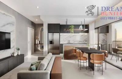 Apartamento com 3 quartos à venda na rua joão bonat, 227, novo mundo, curitiba, 72 m2 por r$ 696.800