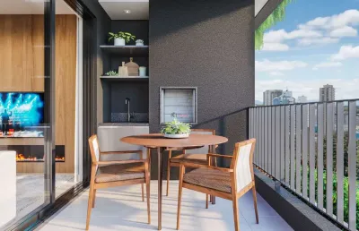 Apartamento com 3 quartos à venda na rua da bandeira, 543, cabral, curitiba, 92 m2 por r$ 1.159.900