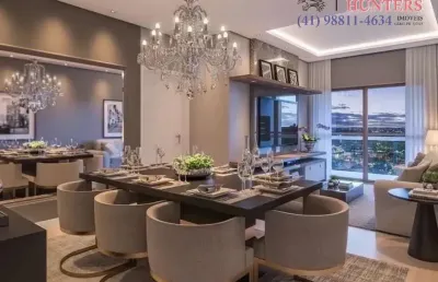 Apartamento com 3 quartos à venda na rua moyses marcondes, 53, juvevê, curitiba, 124 m2 por r$ 1.239.000