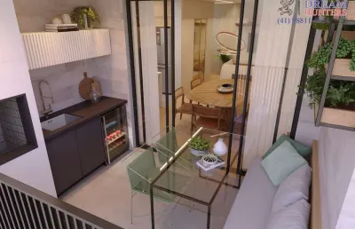 Apartamento com 2 quartos à venda na rua moyses marcondes, 80, juvevê, curitiba, 96 m2 por r$ 1.259.600