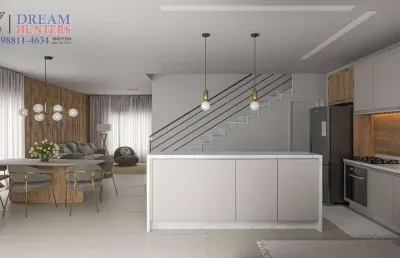 Casa em condomínio fechado com 3 quartos à venda na rua virgínia dalabona, 740, orleans, curitiba, 143 m2 por r$ 1.540.000