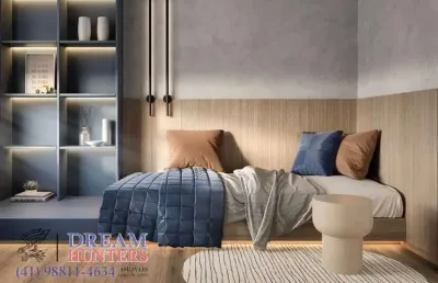 Apartamento com 1 quarto à venda na rua eduardo carlos pereira, 4000, portão, curitiba, 42 m2 por r$ 405.000