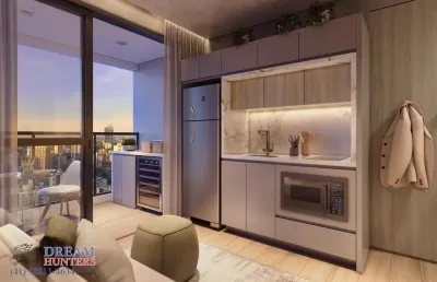 Apartamento com 2 quartos à venda na rua emiliano perneta, 260, centro, curitiba, 46 m2 por r$ 649.500