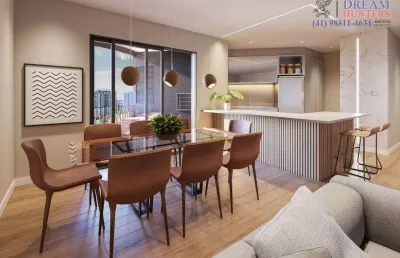 Apartamento com 3 quartos à venda na rua da bandeira, 549, cabral, curitiba, 88 m2 por r$ 1.169.900