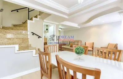 Casa em condomínio fechado com 3 quartos à venda na rua doutor claudino dos santos, 650, centro, são josé dos pinhais, 85 m2 por r$ 640.000