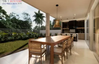 Casa em condomínio fechado com 4 quartos à venda na rua acelino grande, 732, santa felicidade, curitiba, 300 m2 por r$ 3.790.000
