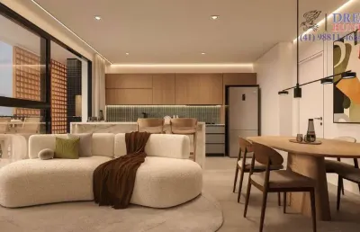 Apartamento com 2 quartos à venda na rua ricardo lemos, 80, ahú, curitiba, 60 m2 por r$ 896.400
